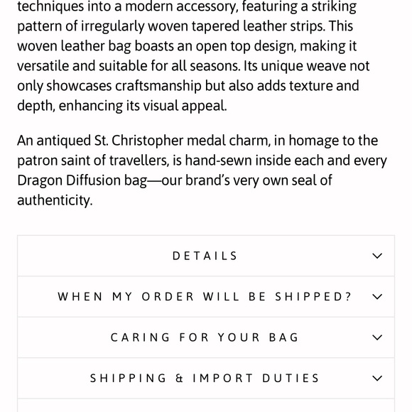 Dragon Diffusion Egola forest Green Woven Leather Tote - Picture 15 of 15